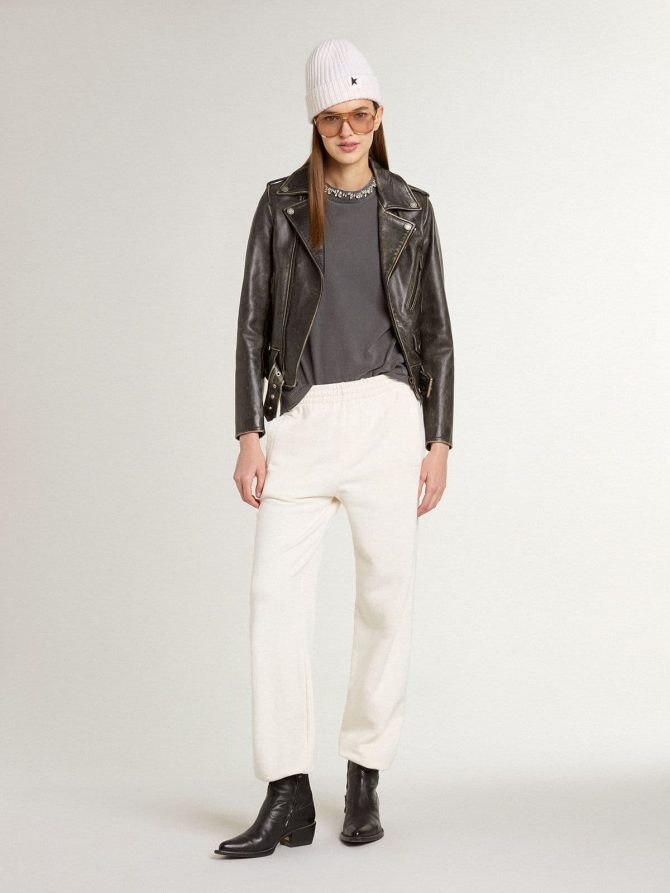 White joggers - Image 2