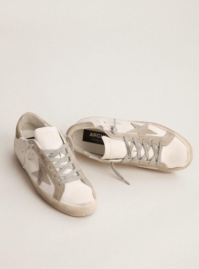 Women’s Super-Star with gray suede star and heel tab - Image 2