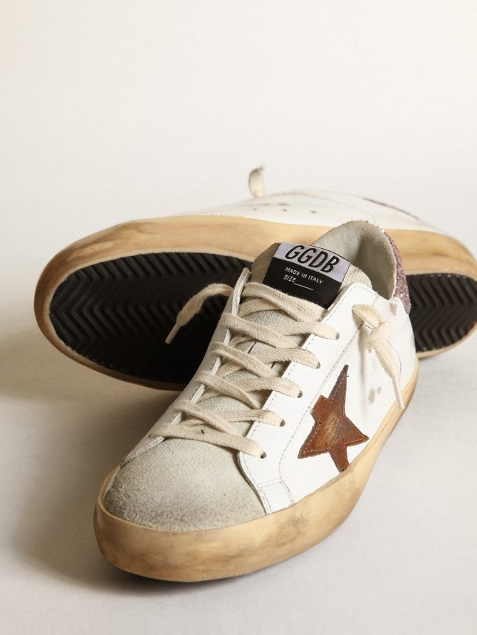 Super-Star with a tan star and pink glitter heel tab - Image 4