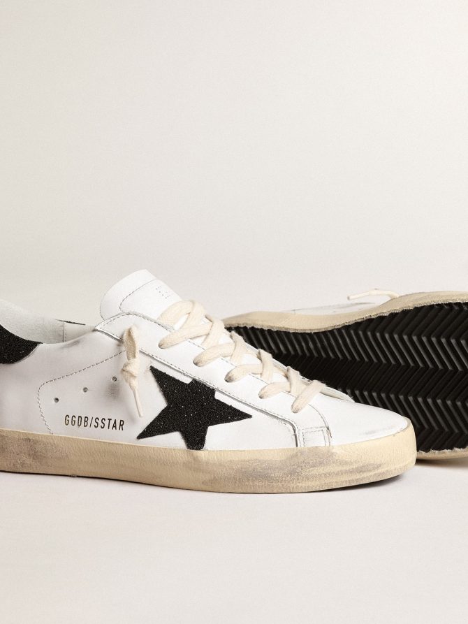 Women’s Super-Star with a black Swarovski crystal star and heel tab - Image 4