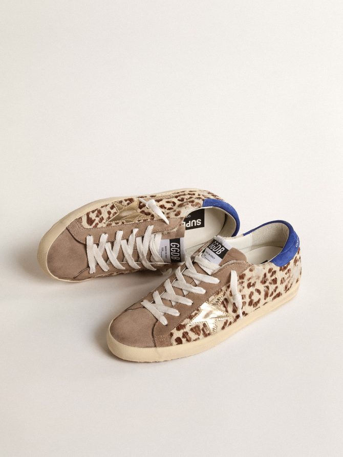 Super-Star LTD in pony skin with gold star and suede heel tab - Image 2