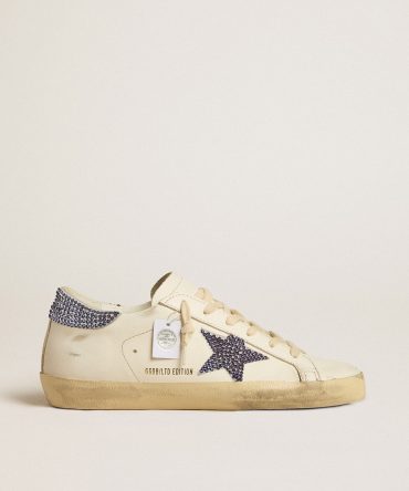 Women’s Super-Star LTD with suede star and heel tab with Swarovski crystals