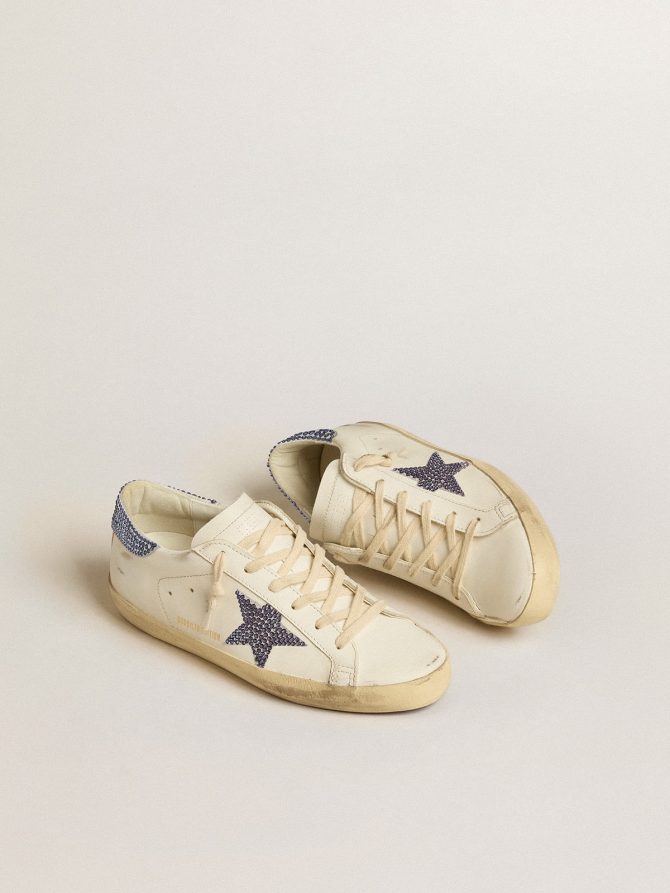 Women’s Super-Star LTD with suede star and heel tab with Swarovski crystals - Image 2