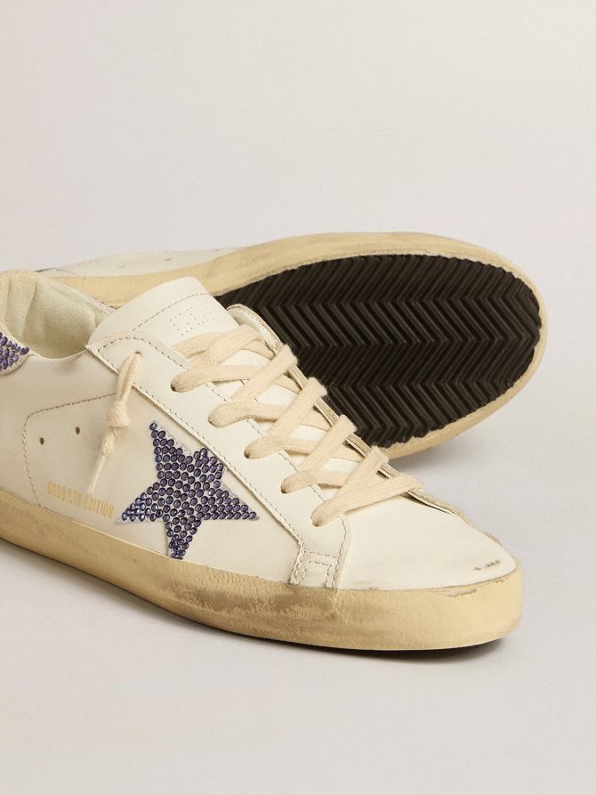 Women’s Super-Star LTD with suede star and heel tab with Swarovski crystals - Image 3