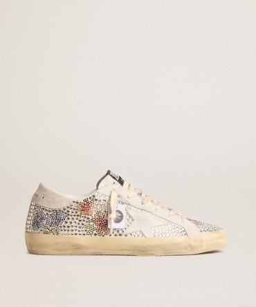 Super-Star LTD in Swarovski crystals with suede star and heel tab