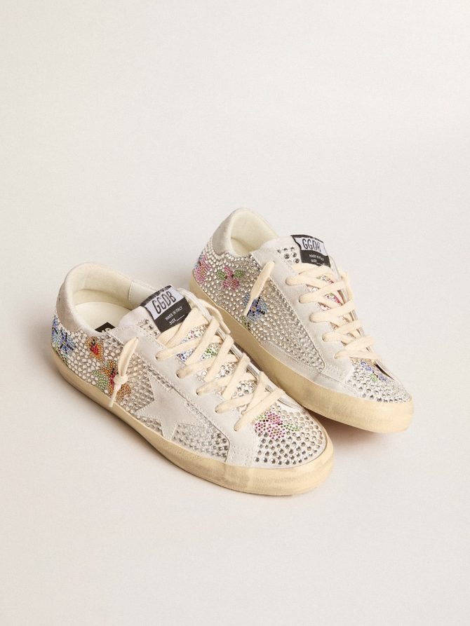 Super-Star LTD in Swarovski crystals with suede star and heel tab - Image 2