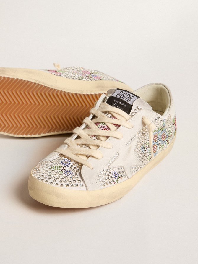 Super-Star LTD in Swarovski crystals with suede star and heel tab - Image 3