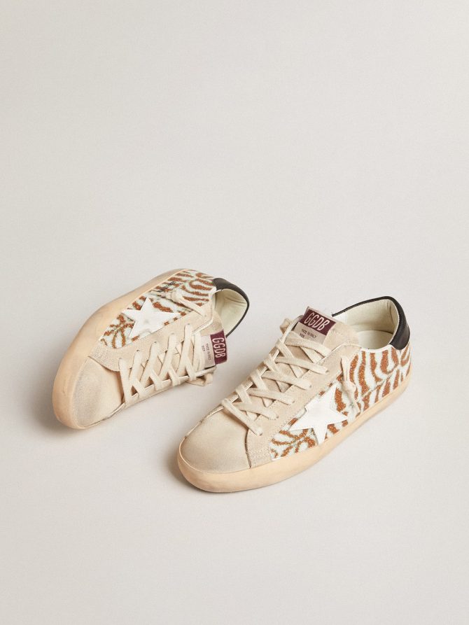 Super-Star LTD in zebra-effect Swarovski with a white leather star - Image 2