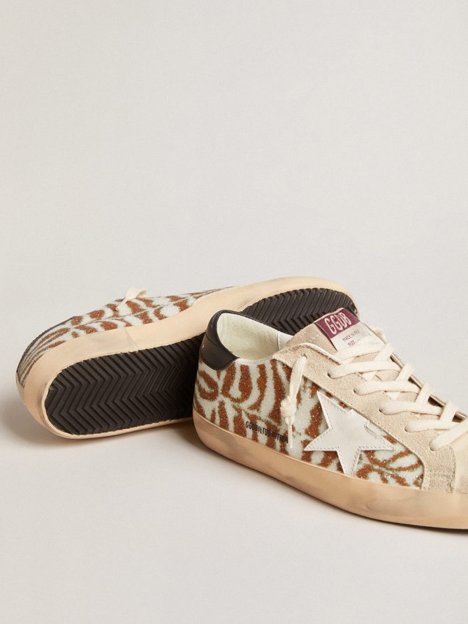 Super-Star LTD in zebra-effect Swarovski with a white leather star - Image 3