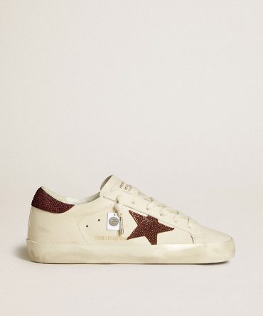 Women’s Super-Star LTD with suede star and heel tab with Swarovski crystals