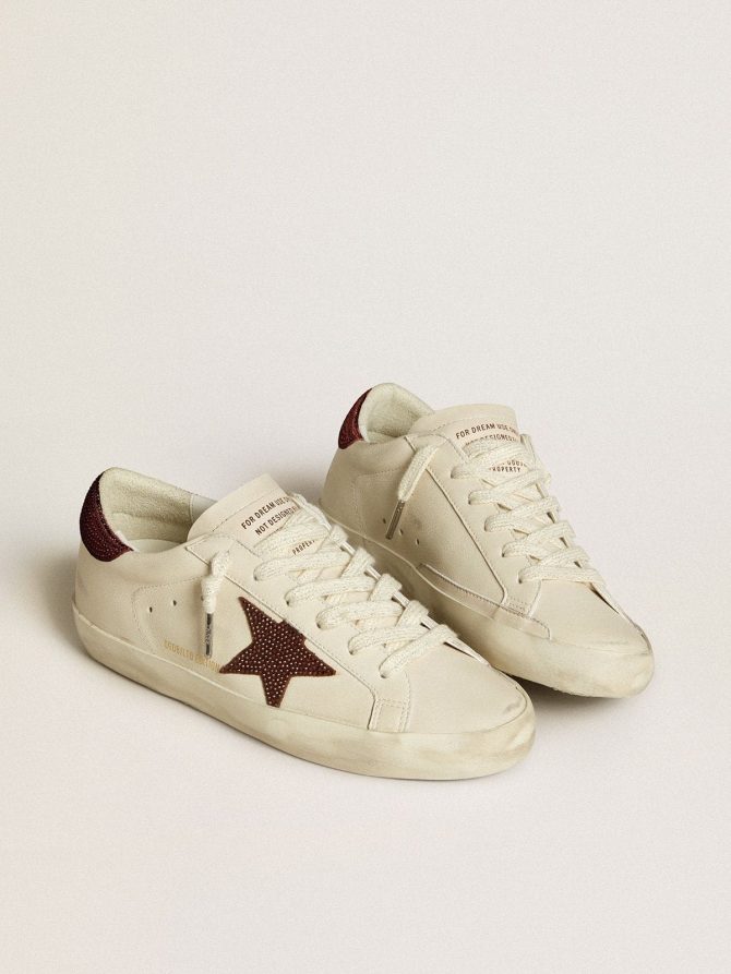 Women’s Super-Star LTD with suede star and heel tab with Swarovski crystals - Image 2