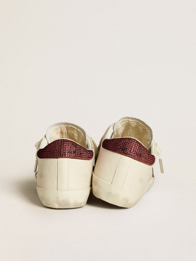 Women’s Super-Star LTD with suede star and heel tab with Swarovski crystals - Image 4
