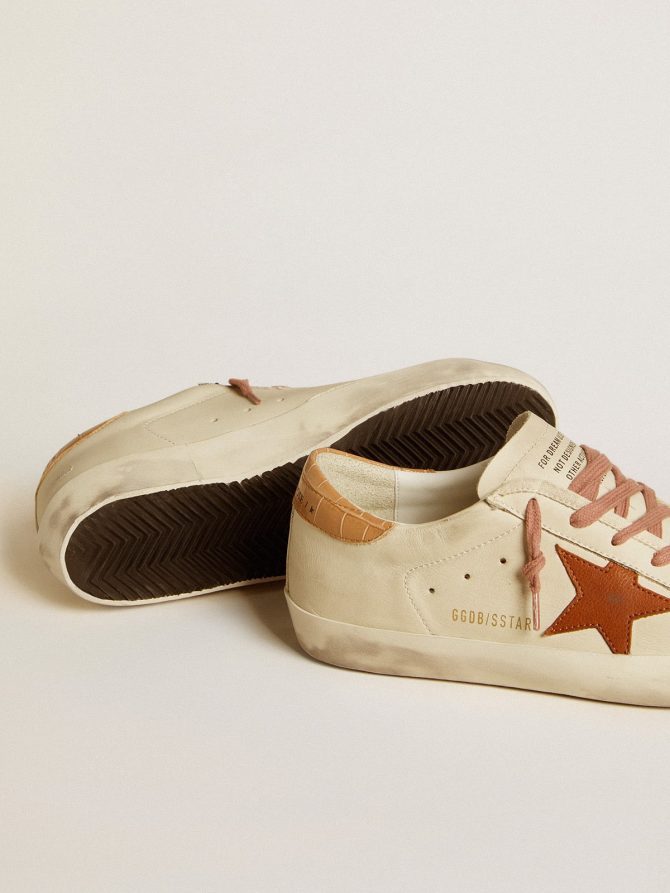 Women’s Super-Star with leather star and crocodile-print leather heel tab - Image 3