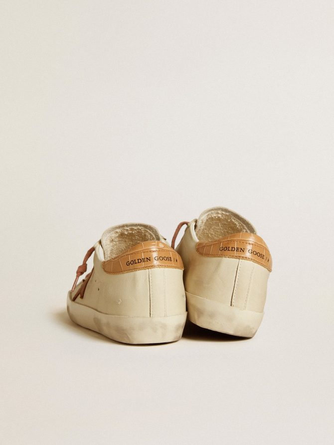 Women’s Super-Star with leather star and crocodile-print leather heel tab - Image 4