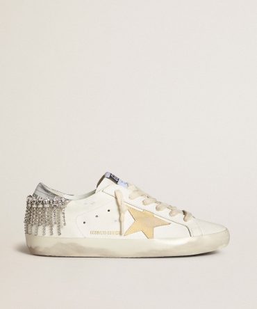 Super-Star LTD with suede star and leather heel tab with crystals