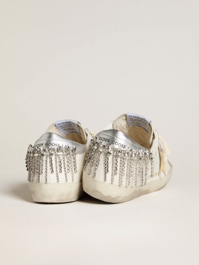Super-Star LTD with suede star and leather heel tab with crystals - Image 4