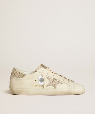 Women’s Super-Star in nappa leather with Swarovski crystal star and heel tab