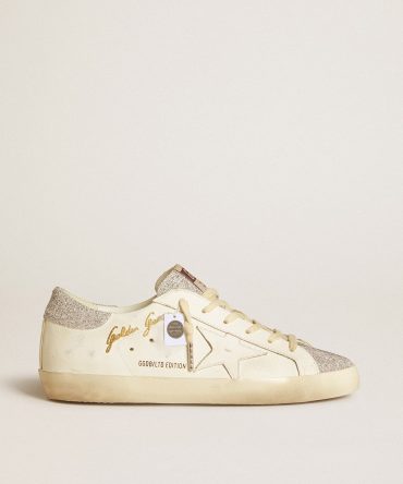 Women’s Super-Star LTD in white leather with Swarovski micro-crystal inserts