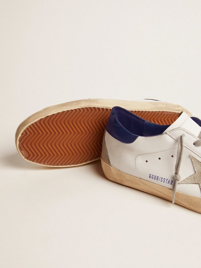 Women’s Super-Star with suede star and blue heel tab - Image 4