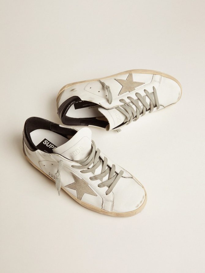 Women’s Super-Star with black heel tab and metal stud lettering - Image 2