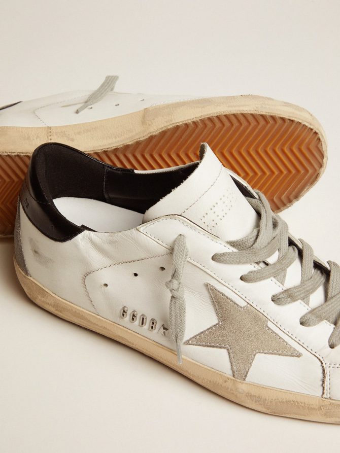 Women’s Super-Star with black heel tab and metal stud lettering - Image 4
