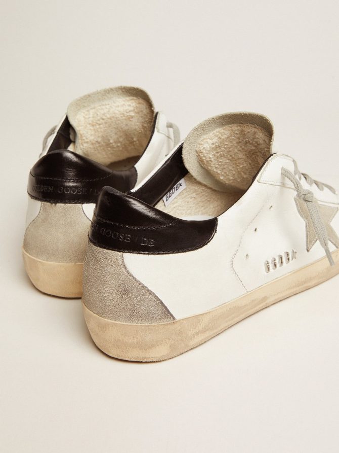 Women’s Super-Star with black heel tab and metal stud lettering - Image 5