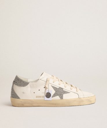 Women’s Super-Star with silver Swarovski crystal star and heel tab