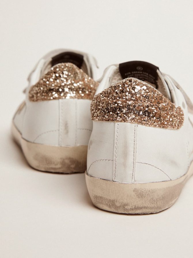 Women’s Old School with gold star in laminated leather - Image 5