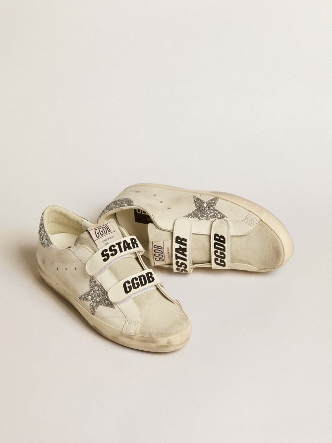 Women’s Old School with silver glitter star and ice-gray suede tongue - Image 2