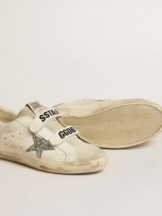 Women’s Old School with silver glitter star and ice-gray suede tongue - Image 3
