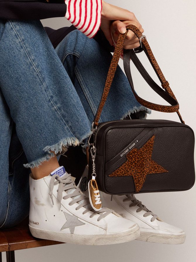 Women’s Francy leather with suede star - Image 3