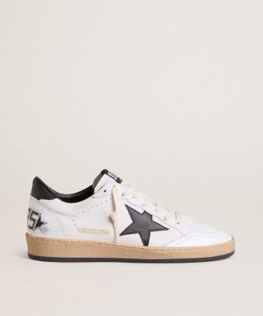 Women’s Ball Star in nappa with black star and black heel tab