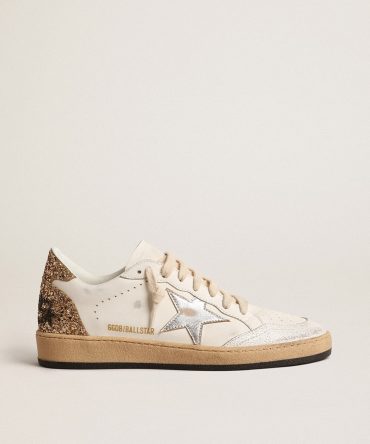 Ball Star with metallic leather star and glitter heel tab