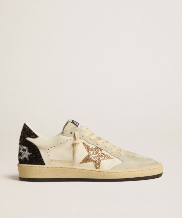 Women’s Ball Star LTD in nappa and suede with glitter star and black heel tab