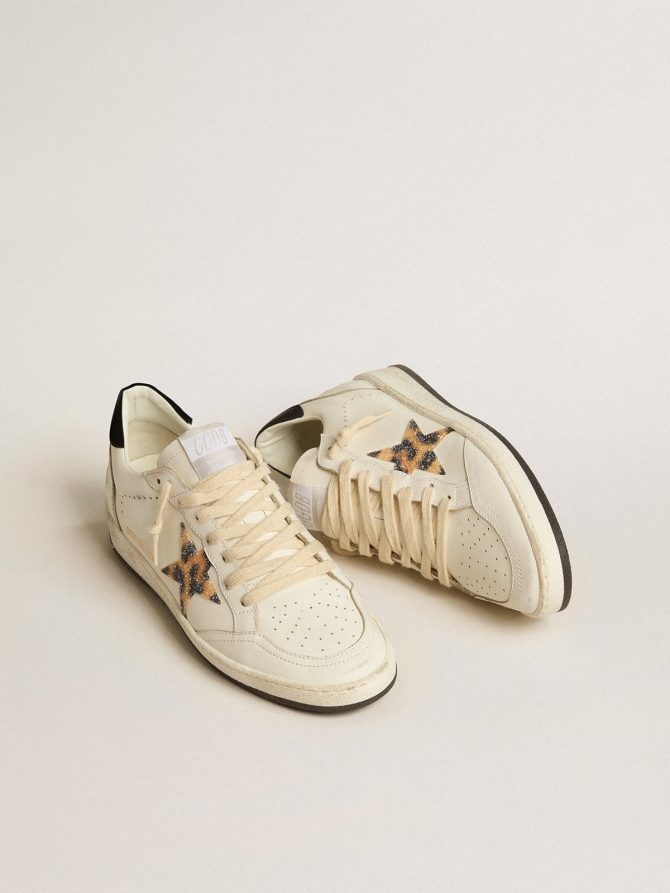 Women’s Ball Star with leopard-print star embellished with Swarovski crystal - Image 2