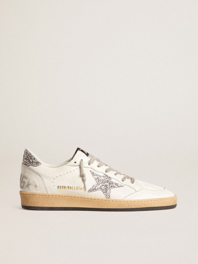 Women’s Ball Star Wishes in nappa leather with glitter star and heel tab - Image 2