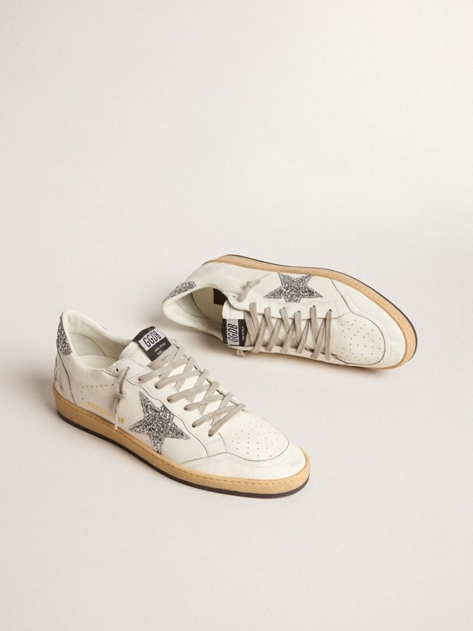 Women’s Ball Star Wishes in nappa leather with glitter star and heel tab - Image 3