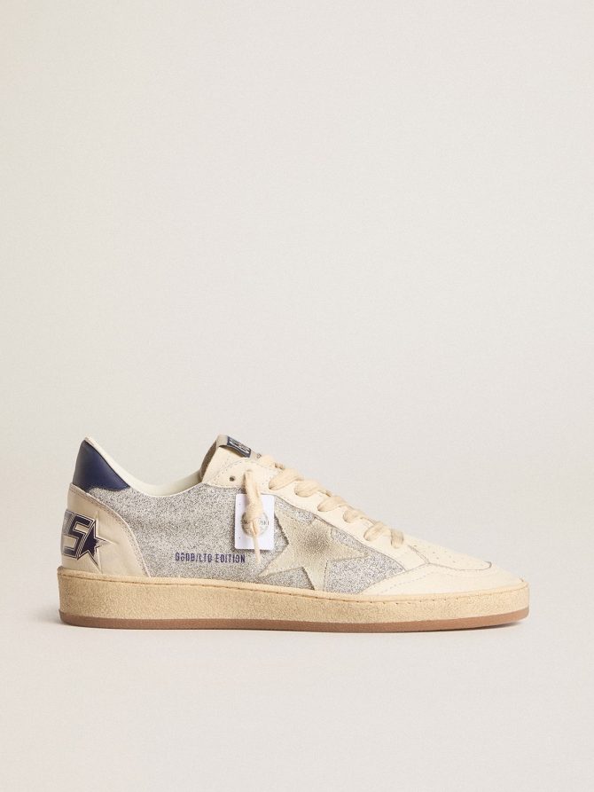 Women’s Ball Star LTD in Swarovski crystals and leather with white suede star
