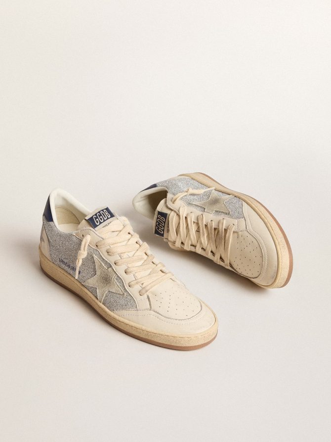 Women’s Ball Star LTD in Swarovski crystals and leather with white suede star - Image 2