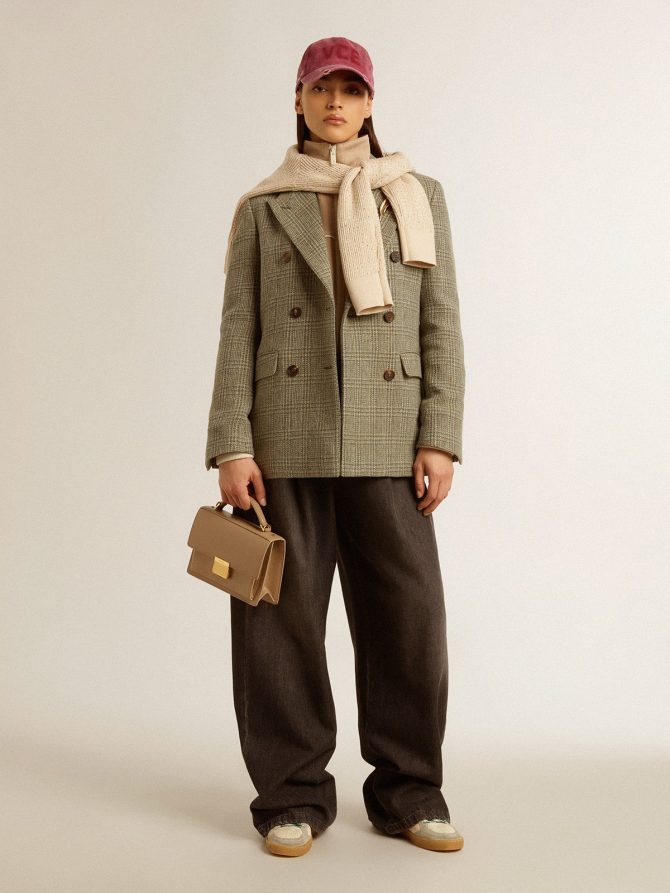 Women’s Ball Star LTD in nappa with green crocodile-print leather star - Image 6
