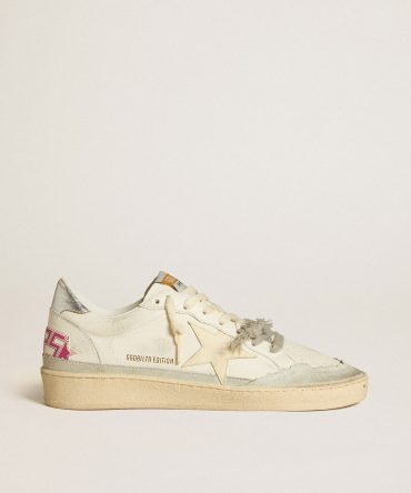 Ball Star LTD in nappa leather with leather star and metallic leather heel tab