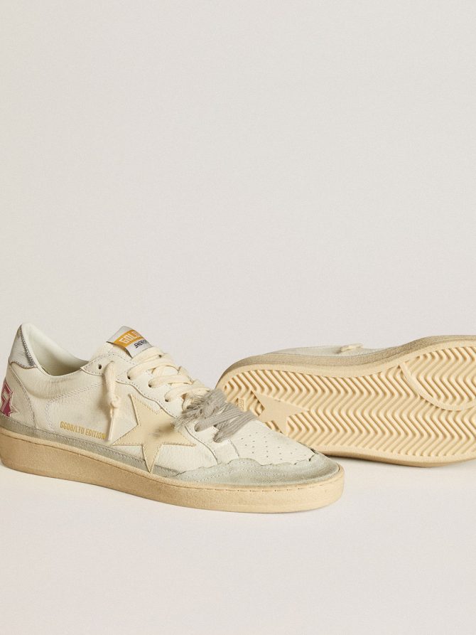 Ball Star LTD in nappa leather with leather star and metallic leather heel tab - Image 3