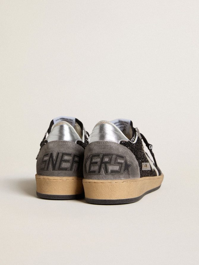 Women’s Ball Star in glitter with leather star and metallic leather heel tab - Image 5