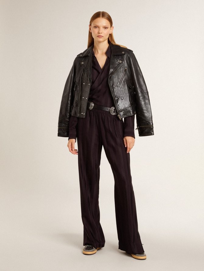 Women’s Ball Star in glitter with leather star and metallic leather heel tab - Image 6
