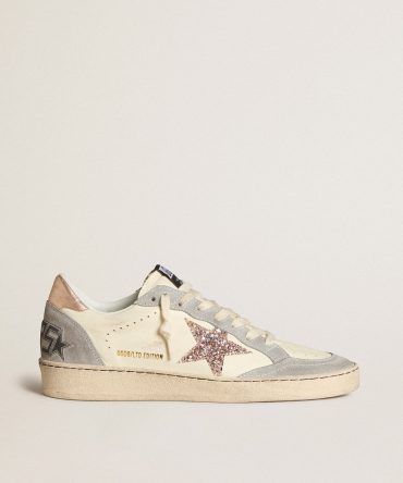 Ball Star LTD in nappa with glitter star and metallic heel tab