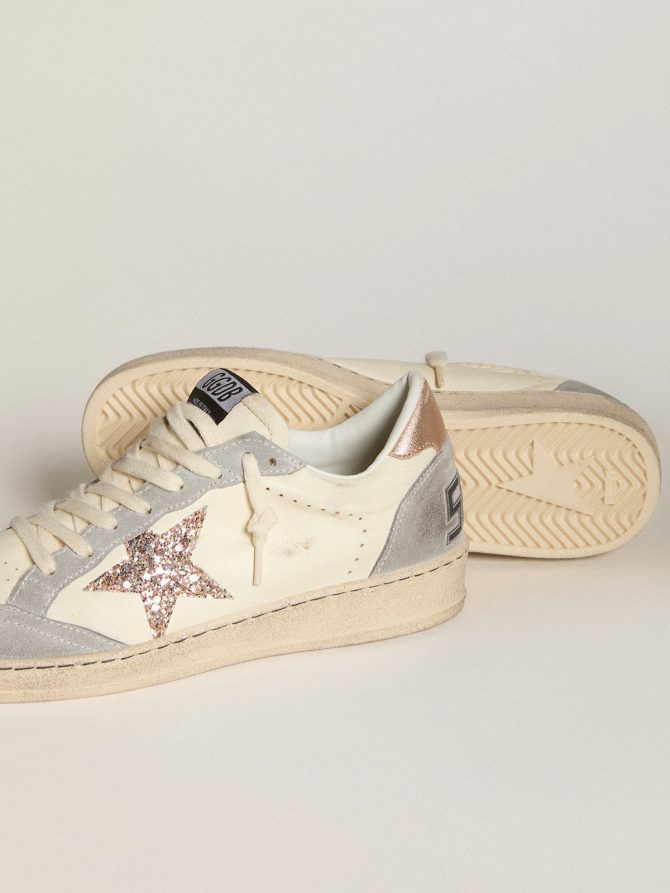 Ball Star LTD in nappa with glitter star and metallic heel tab - Image 2