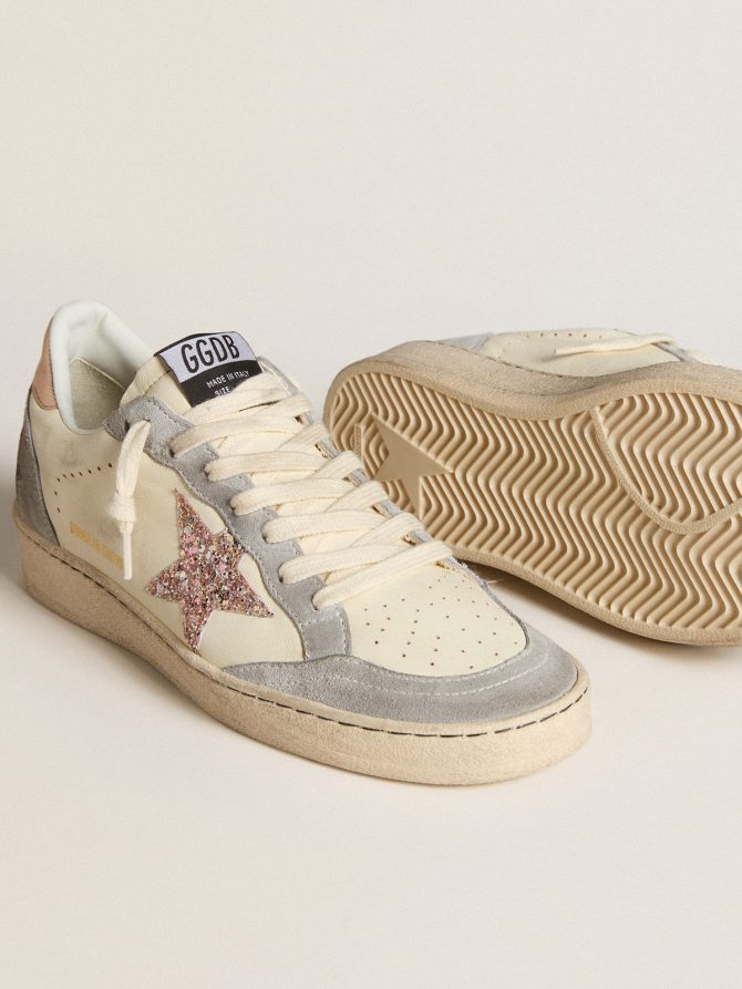 Ball Star LTD in nappa with glitter star and metallic heel tab - Image 3