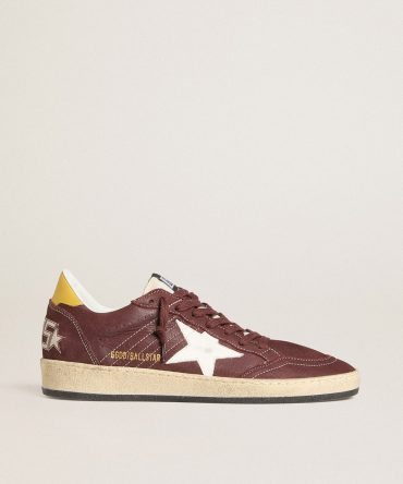 Women’s Ball Star in chocolate nubuck with leather star and heel tab