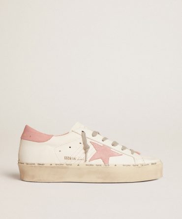 Hi Star with suede star and old rose leather heel tab