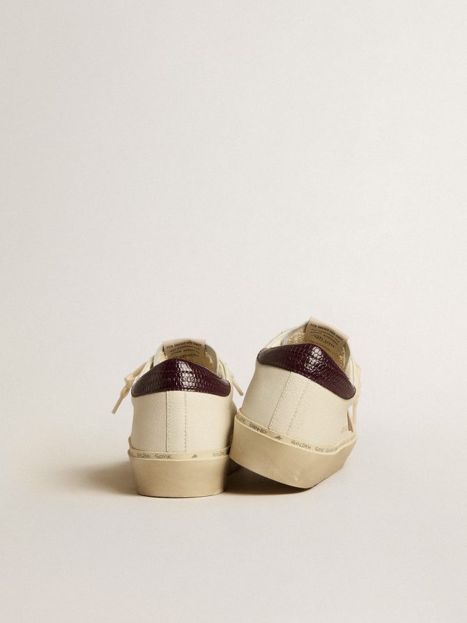 Women’s Hi Star LTD in nappa with glitter star and lizard-print heel tab - Image 4